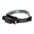 Punjiva aluminijska LED čelna svjetiljka s prigušivanjem LED/10W/5V 2200 mAh IPX8 crna