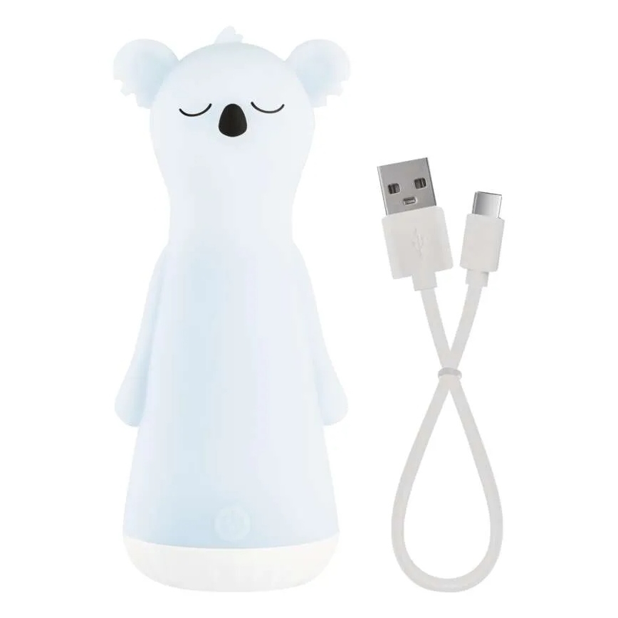 Punjiva dječja svjetiljka 2 u 1 s noćnim LED svjetlom i podesivom svjetlinom, LED/3,7V 1200 mAh