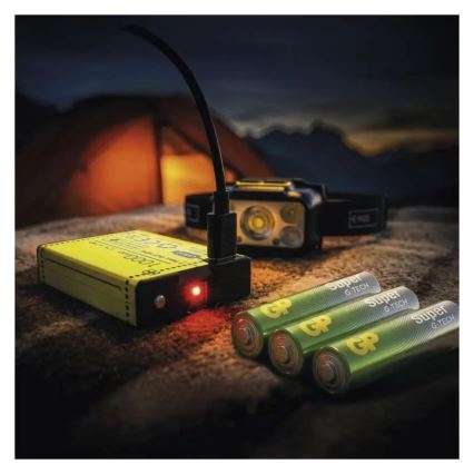 Punjiva LED čelna svjetiljka s prigušivanjem/3xAAA/1000 mAh 3,7V