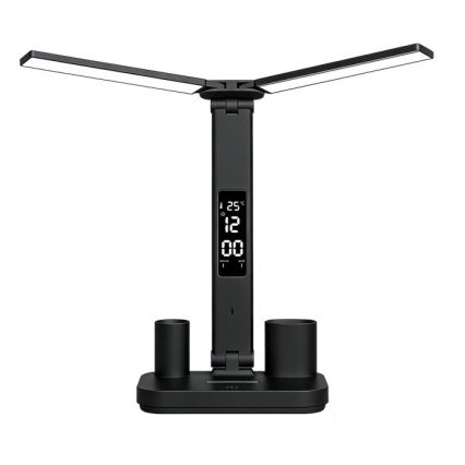 LED prigušiva punjiva stolna lampa NOBLITE P LED/5W/5V 3000/4000/6000K 2200 mAh crna
