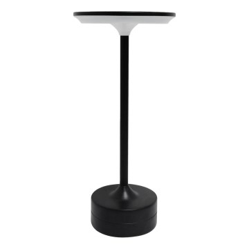 Punjiva LED stolna lampa s dodirnim upravljanjem TAVOLO LED/2,5W/5V 2400 mAh 3000-6000K crna