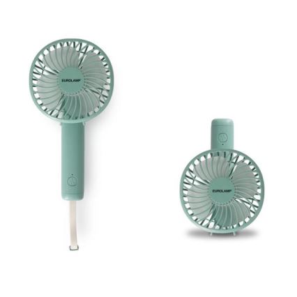 Punjivi džepni ventilator 5W/5V 1200 mAh kaki