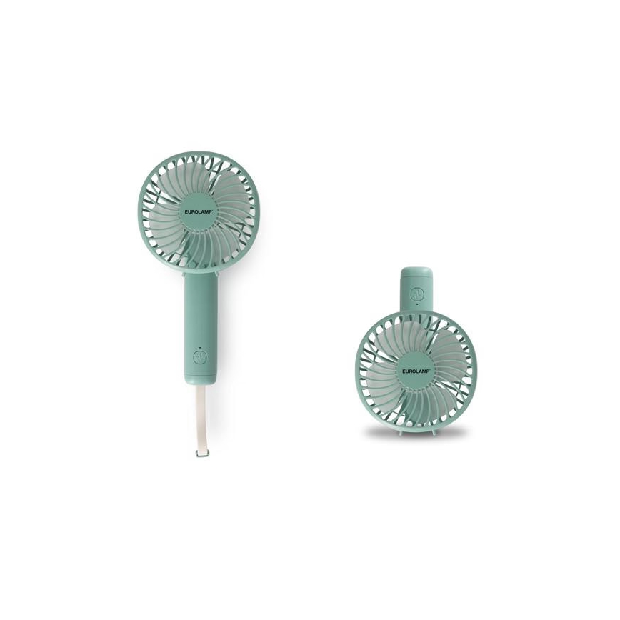 Punjivi džepni ventilator 5W/5V 1200 mAh kaki
