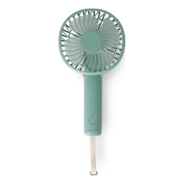 Punjivi džepni ventilator 5W/5V 1200 mAh tirkizna