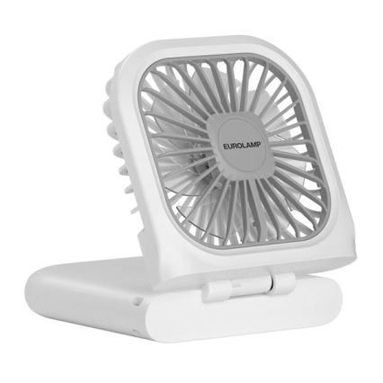 Punjivi džepni ventilator 5W/5V 2500 mAh bijeli