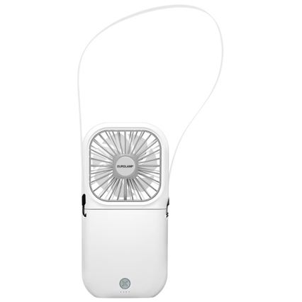 Punjivi džepni ventilator 5W/5V 2500 mAh bijeli