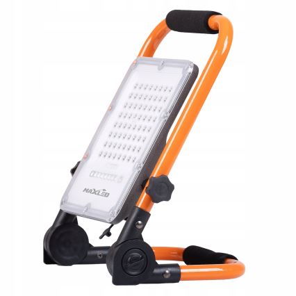 Narančasti LED punjivi reflektor s postoljem i mogućnošću prigušivanja LED/100W/3,2V 4500K 10000 mAh IP65
