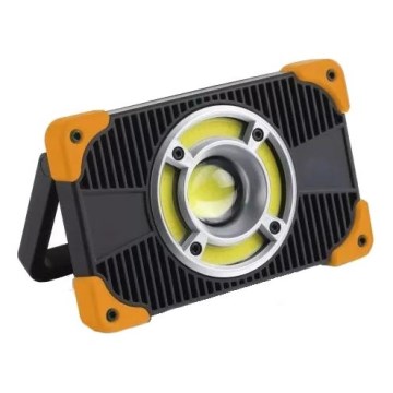 Punjivi LED reflektor s zvučnikom LED/10W/5V USB 6500K IP44 2000 mAh