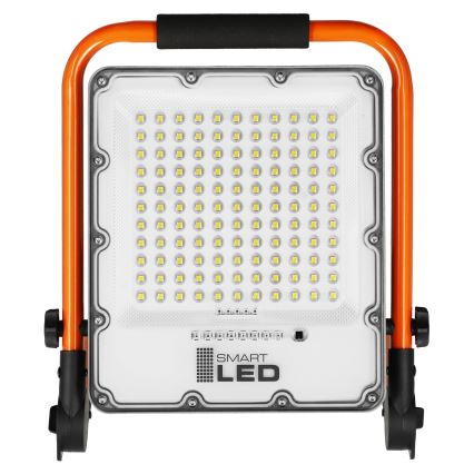 Punjivi LED reflektor sa stalkom LED/50W/3,2V 4500K 5000 mAh IP65 narančasta
