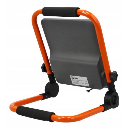 Punjivi LED reflektor sa stativom LED/50W/3,2V 4500K 10000 mAh IP65 narančasta