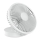 Punjivi stolni ventilator 10W/5V 2400 mAh bijela