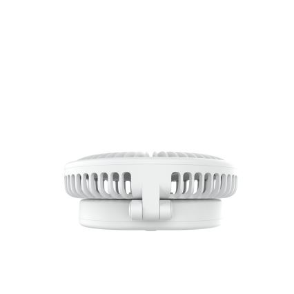 Punjivi stolni ventilator 10W/5V 2400 mAh bijela