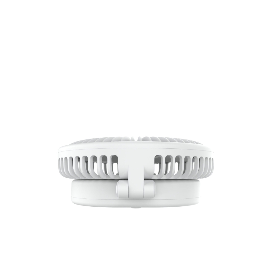 Punjivi stolni ventilator 10W/5V 2400 mAh bijela