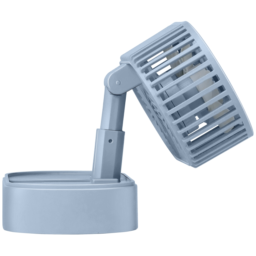Punjivi stolni ventilator 3,7V 1200 mAh plavi