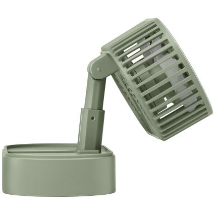 Punjivi stolni ventilator 3,7V 1200 mAh, zelene boje