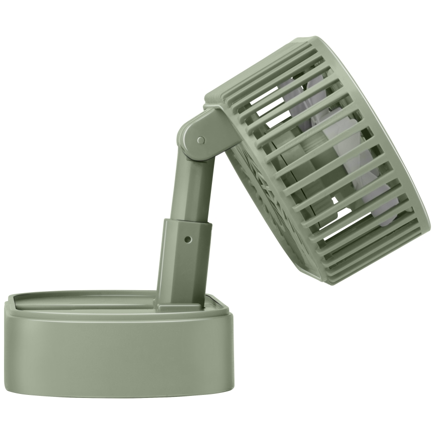 Punjivi stolni ventilator 3,7V 1200 mAh, zelene boje