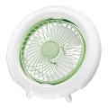 Punjivi stolni ventilator 4W/5V 1200 mAh bijeli