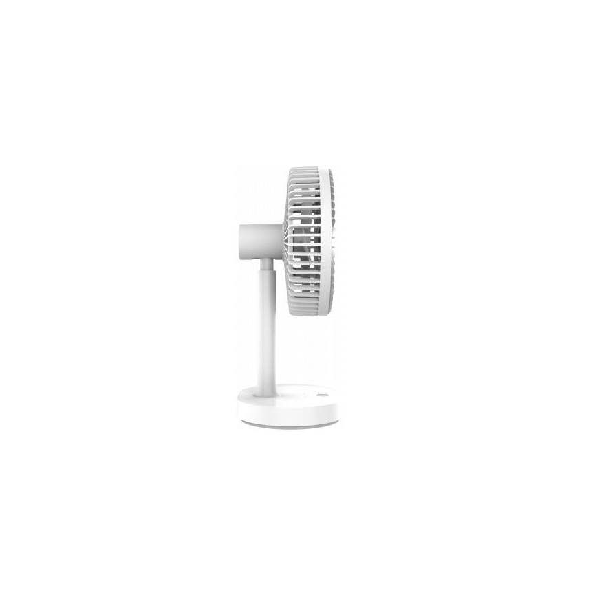 Punjivi stolni ventilator s LED lampom 3000mA/3,7V microUSB