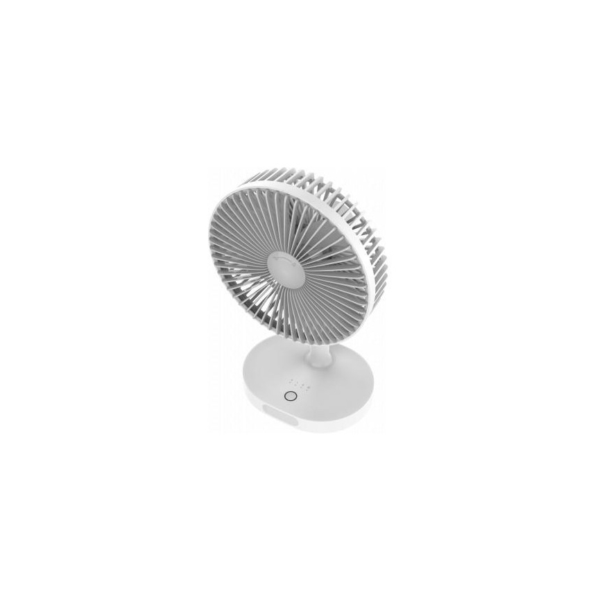 Punjivi stolni ventilator s LED lampom 3000mA/3,7V microUSB