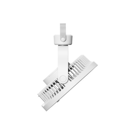 Punjivi stolni ventilator s LED osvjetljenjem 8W/3,7V 2400 mAh bijeli