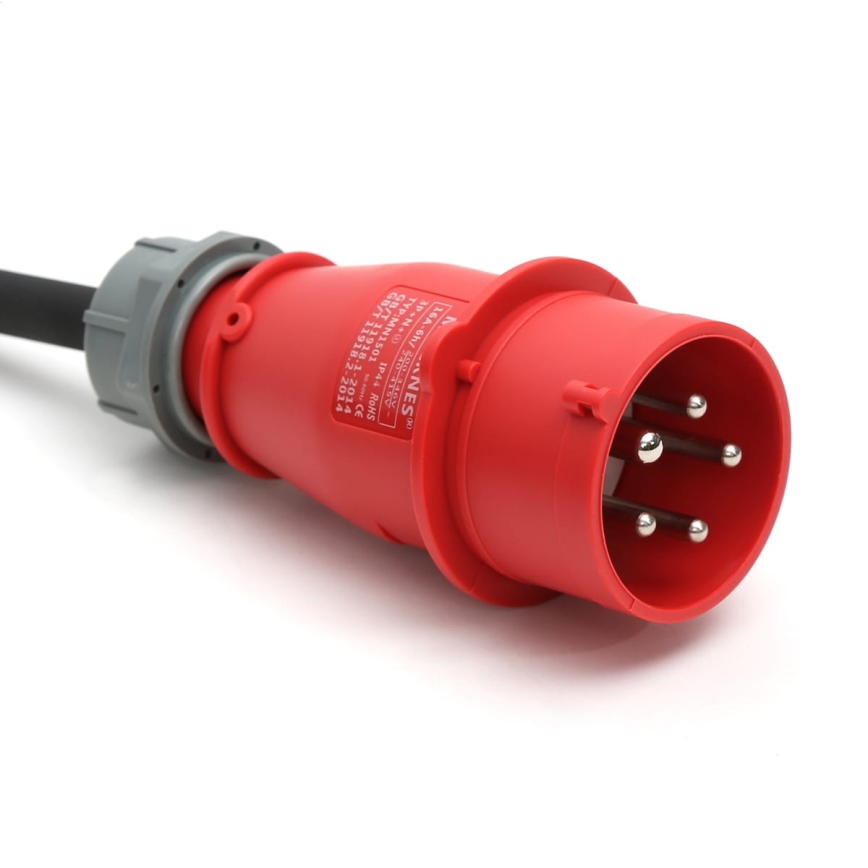 Putna stanica za punjenje električnih automobila EV/PHEV AC Type 2 16A/400V 22kW IP55 5m + adapter 230V 3,7kW + kućište