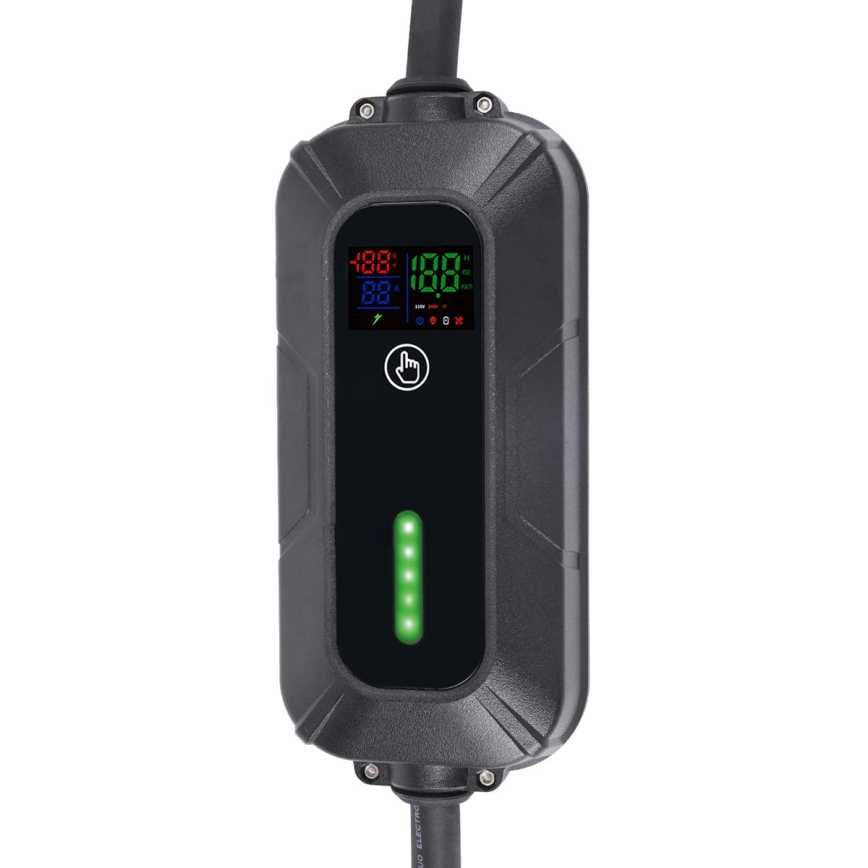 Putna stanica za punjenje električnih automobila EV/PHEV AC Type 2 16A/380V 11kW IP55 5m + adapter 230V 3,7kW + kućište