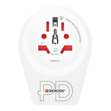 Putni adapter Europe USB C20PD za posjetitelje u Češkoj — brz USB‑C punjač 20W, kompatibilan s utičnicama tipa E/F