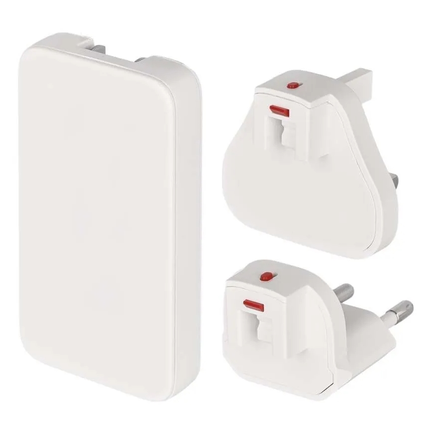Putni adapter s izmjenjivim USB nastavcima GaN 100-250V
