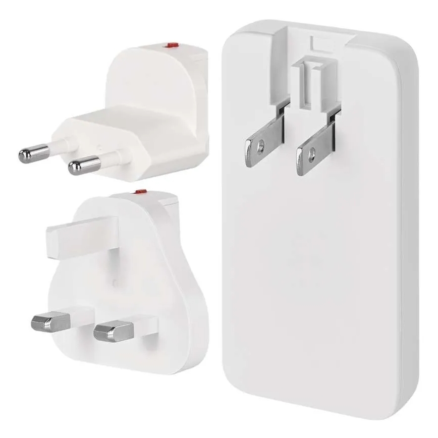 Putni adapter s izmjenjivim USB nastavcima GaN 100-250V