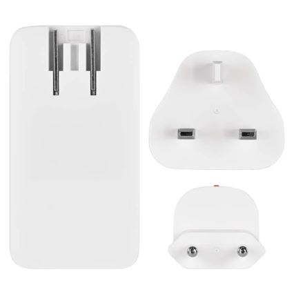Putni adapter s izmjenjivim USB nastavcima GaN 100-250V