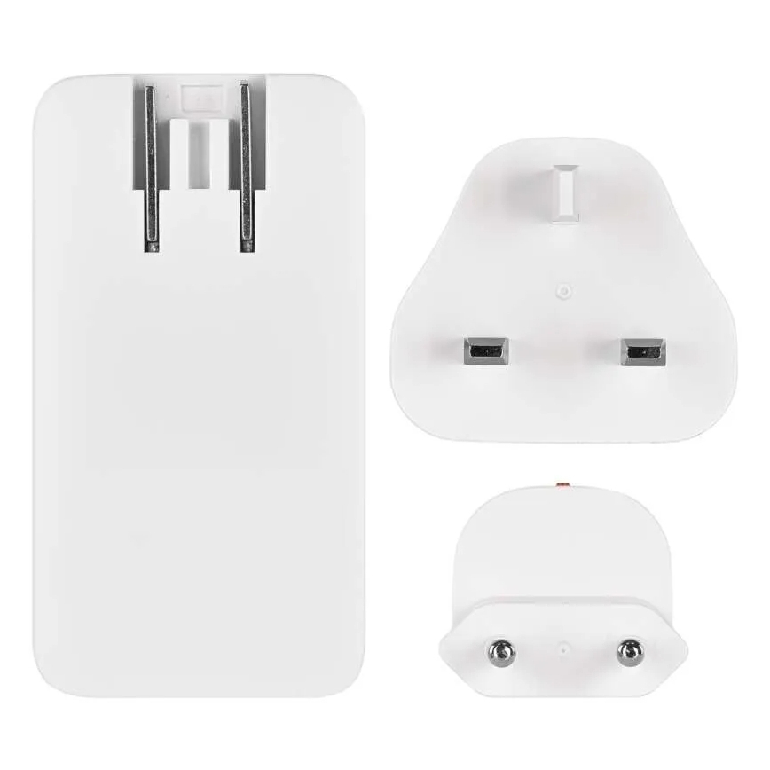 Putni adapter s izmjenjivim USB nastavcima GaN 100-250V