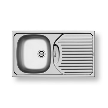 Pyramis 100139001 - Kuhinjski sudoper ET78 78x36,5 cm saten