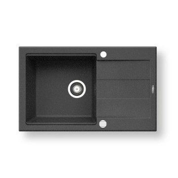 Pyramis 70083701 - Kuhinjski sudoper SPARTA PLUS LUX 78x48 cm granit/crna