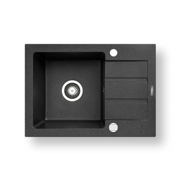 Pyramis 70165701 - Kuhinjska sudopera NEXT 62x44 cm granit/crna