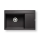 Pyramis 70168401 - Kuhinjski sudoper CAMEA 79x50 cm granit/crna