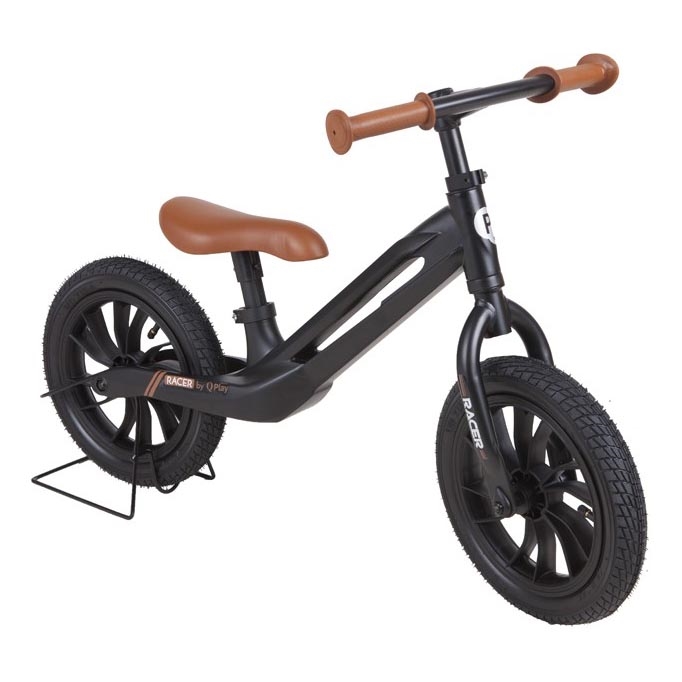 QPlay - Bicikl guralica RACER AIR crna/smeđa