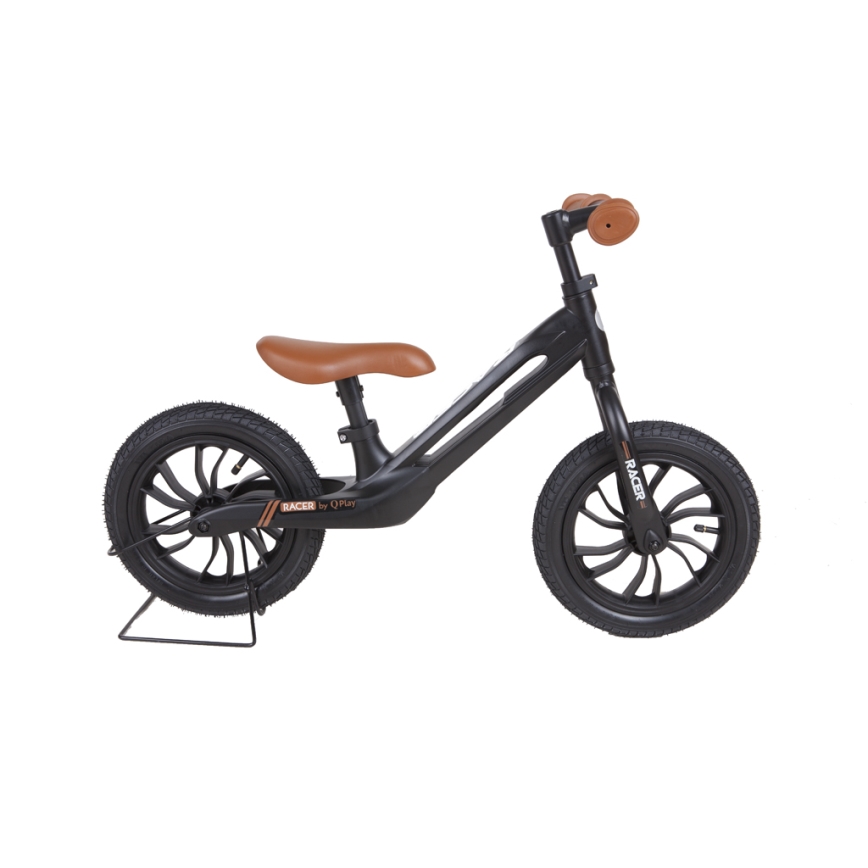 QPlay - Bicikl guralica RACER AIR crna/smeđa