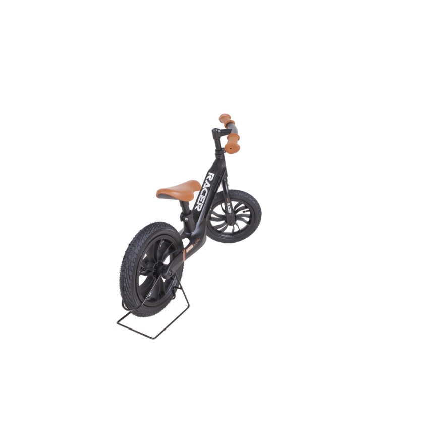QPlay - Bicikl guralica RACER AIR crna/smeđa