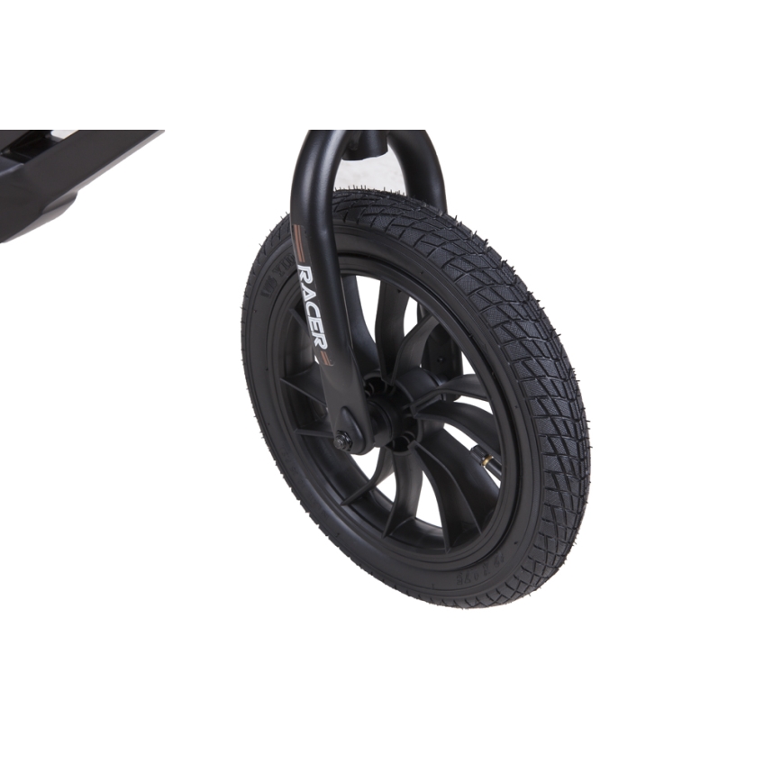 QPlay - Bicikl guralica RACER AIR crna/smeđa