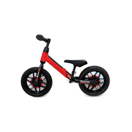 QPlay - Bicikl guralica s LED svjetlima na kotačima SPARK crvena