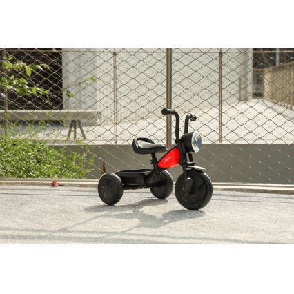 QPlay - Dječji tricikl TRIDURO crna/crvena