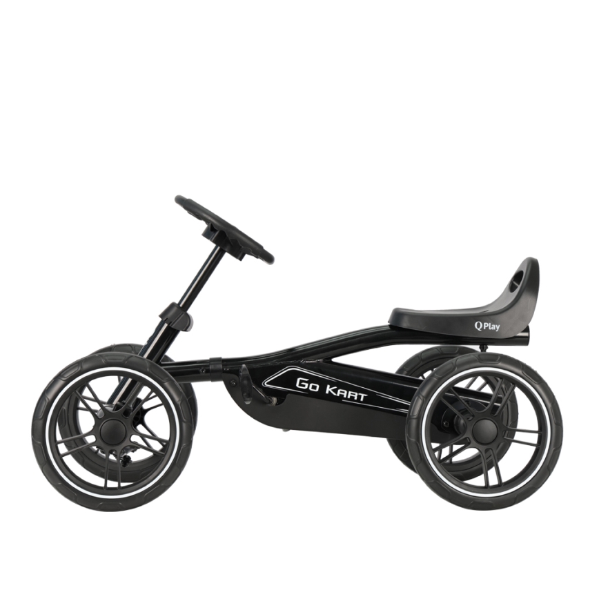 QPlay - Dječji četverocikl GO KART crni