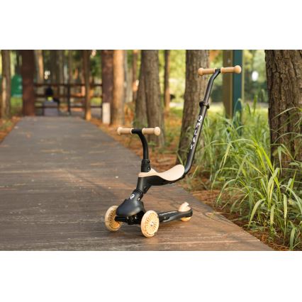 QPlay - Dječji romobil 5u1 SEMA bež boje