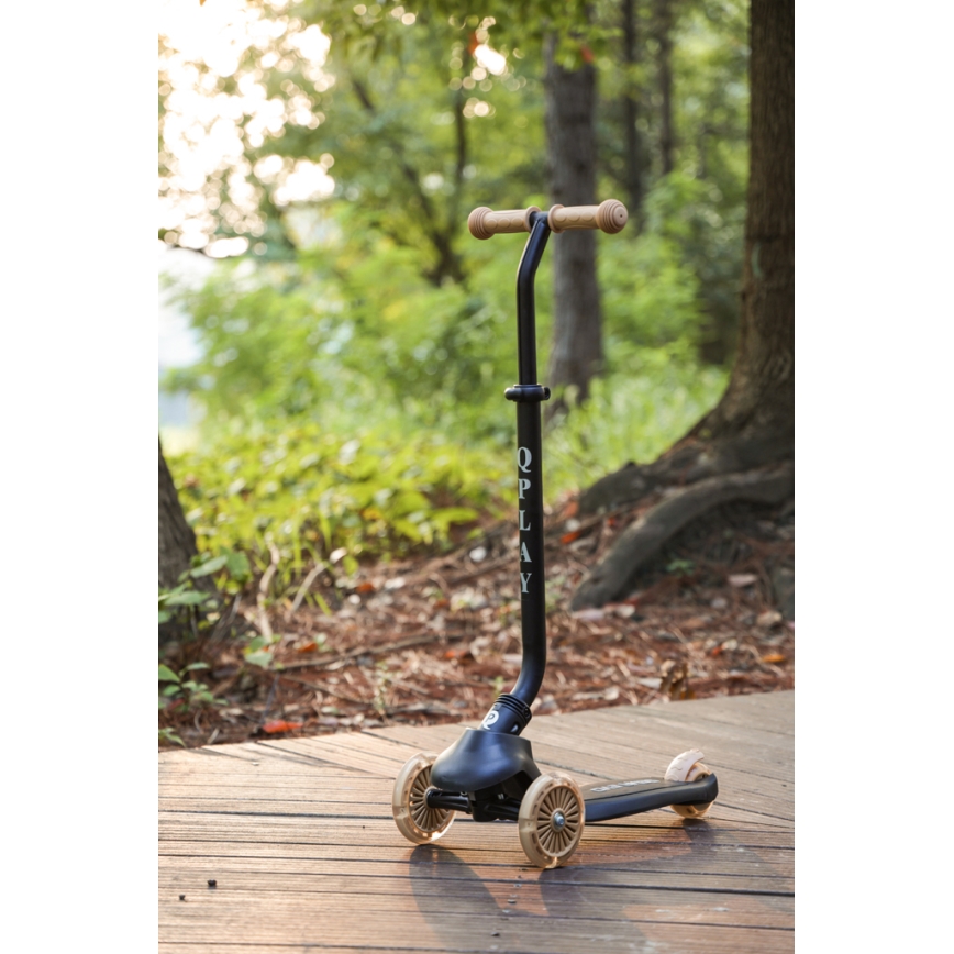 QPlay - Dječji romobil 5u1 SEMA bež boje