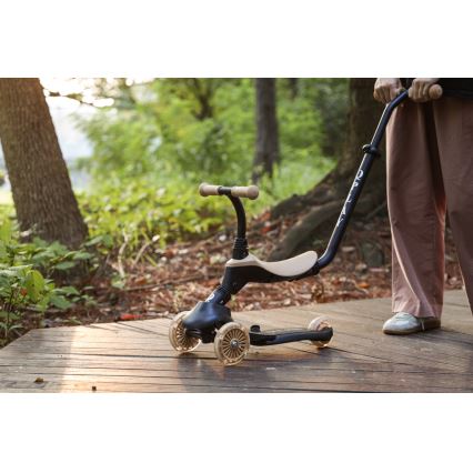 QPlay - Dječji romobil 5u1 SEMA bež boje