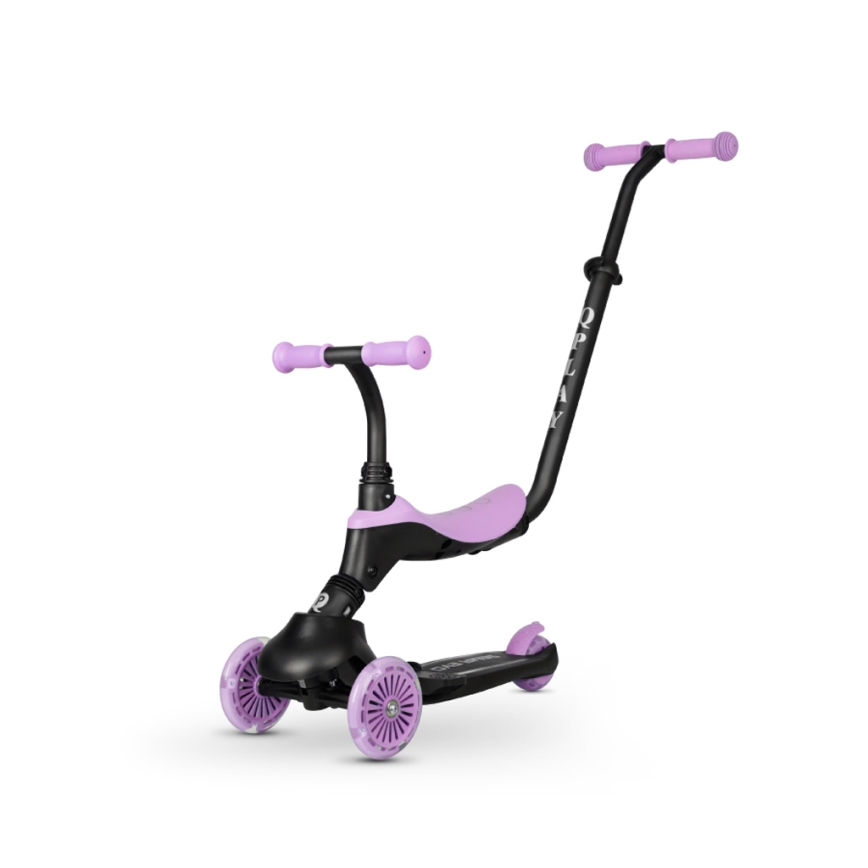QPlay - Dječji romobil 5u1 SEMA ljubičasta