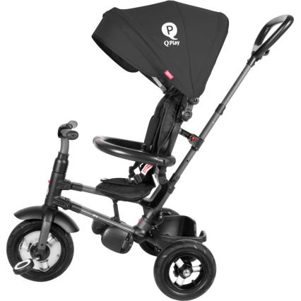 QPlay - Dječji tricikl 3u1 RITO AIR crna