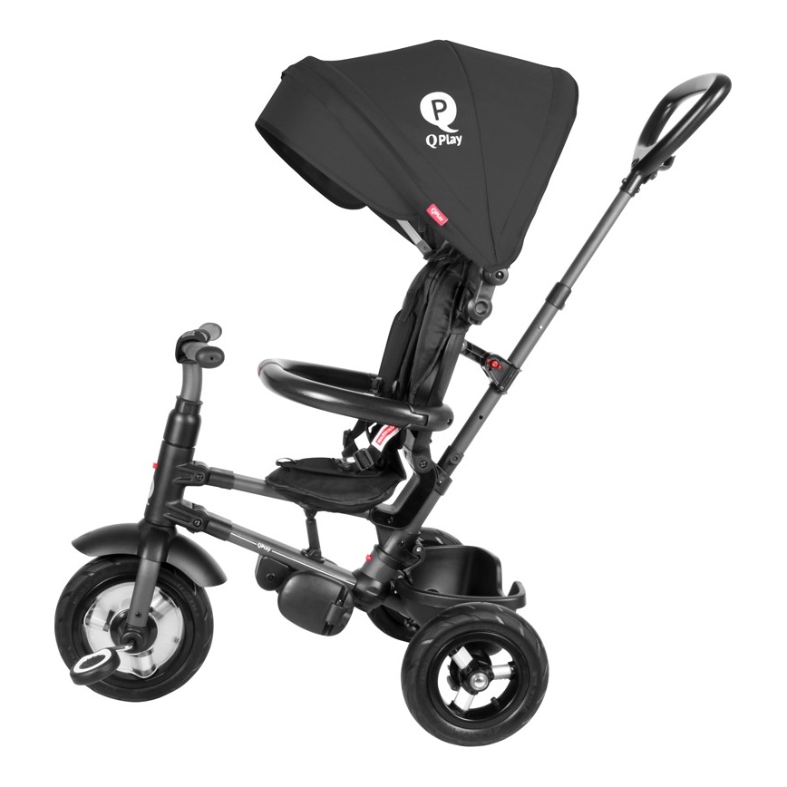 QPlay - Dječji tricikl 3u1 RITO AIR crna