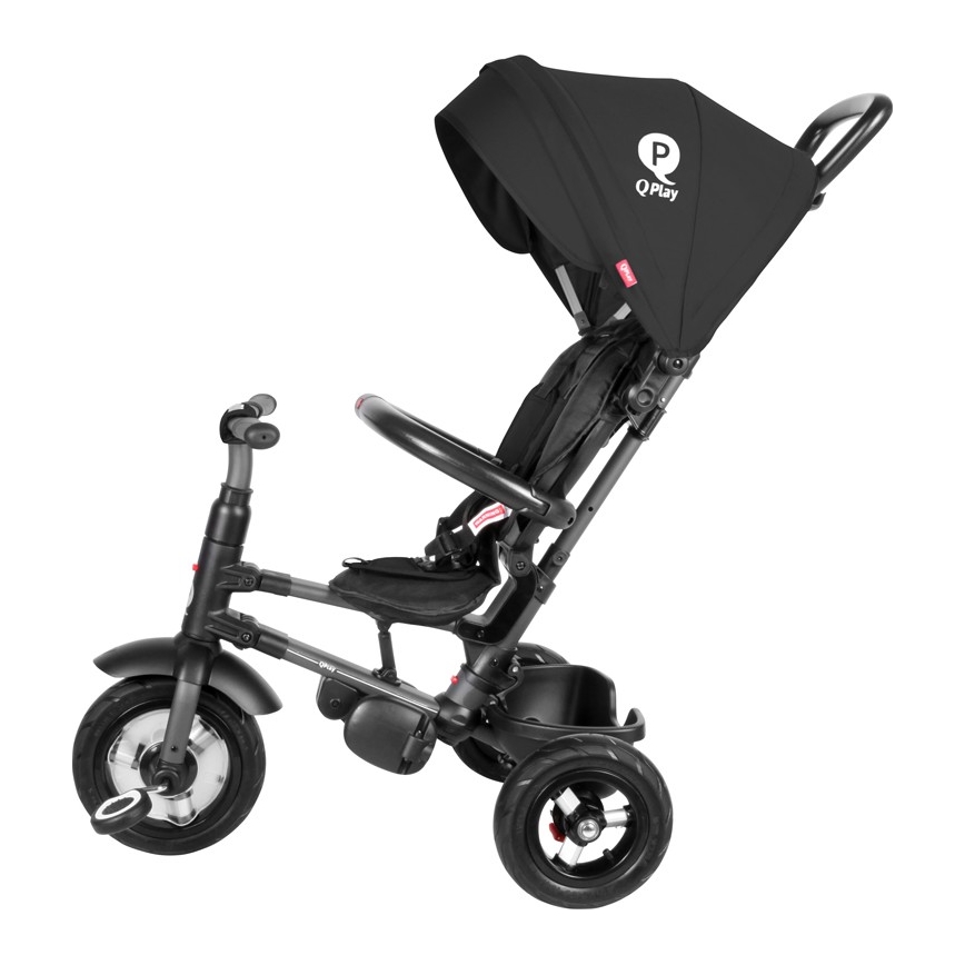 QPlay - Dječji tricikl 3u1 RITO AIR crna