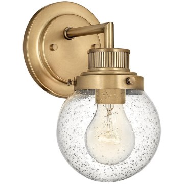 Quintiesse - Kupaonsko zidno svjetlo POPPY 1xE27/60W/230V IP44 zlatno